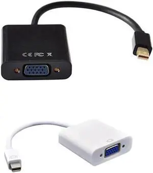 10pcs/lots Mouse over image to zoom Mini DisplayPort to Female VGA Adapter TV AV Cable for Apple Macbook Air pro