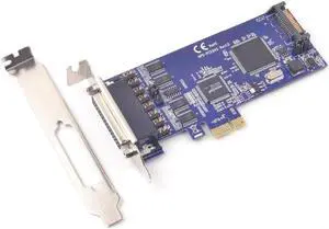 PCI-e to 4 Ports RS232 Serial with TTL /5V/12V option PCIE I/O Card Resettable Fuse Chip SystemBase 16C1054