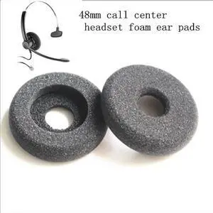 Aomoproing Linhuipad 2 pairs EP-48 Replacement Foam Sponge Dount Ear Pads ,48mm Cushions for SupraPlus Encore call center headphones Aomoproing Linhuipad 2 pairs EP-48 Replacement Foam Sponge Dount Ear Pads ,48mm Cushions for SupraPlus Encore call center headphones