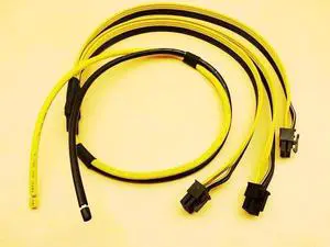 5PCS Power Supply Cable 3 6Pin Adapter Cable 6pin GPU Video Card Wire 10AWG + 16AWG Cables 90cm for BTC ETH LTH Miner Mining