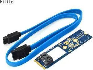 M2 SATA Adapter Convert Card B M KEY M.2 NGFF SATA SSD to 7Pin Adapter Board Card Support 2242 2260 2280 Main Board for Computer