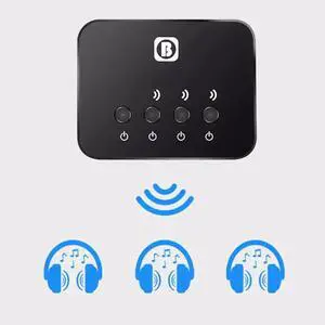 3-in-1 Bluetooth Transmitter Stereo Music Receiver Bluetooth 4.0 Wireless Audio Adapter For TV Home Car Stereo System