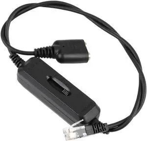 Aomoproing 3.5mm Crystal Head Headset Adapter Cable Telephone Headphone Converter for Call Center Headset Customer Service Earphones