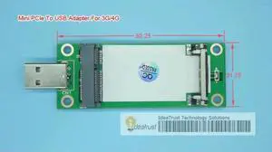 Mini PCIe To USB Adapter for 3G/4G WWAN and WiFi (USB Type) Card Mini PCI-E To USB Mini Pcie To Pcie
