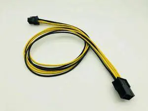 PCI E PCIE PCI Express 6P Male to 6Pin Male Graphics Video Card DIY Power Cable 50cm BTC Extended Miner Mining Wire 18AWG Cables PCI E PCIE PCI Express 6P Male to 6Pin Male Graphics Video Card DIY Power Cable 50cm BTC Extended Miner Mining Wire 18AWG Cables