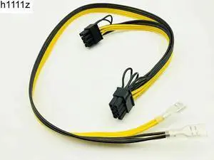 Power Cable PCIE Video Card Dual 8pin (6+2) Splitter Power Supply Wire 250 Female Terminal 18AWG Cables for ETH BTC Miner Mining