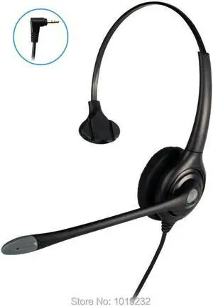 Aomoproing Professional call center headset with 2.5mm plug for CISCO SPA series SPA501, 502,303G QD cord telephone headset