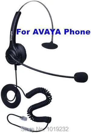 Aomoproing Call center Office headset RJ9 plug headset for AVAYA Phone 1608 1616 2402 2401 2420 4601 4602 4620 4621 4625 9610 9620