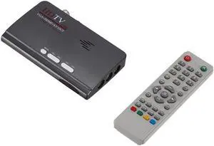 DVB-T2 Digital TV Signal Receiver Decoder Mini TV Set Top Box with Remote Control Power Adapter