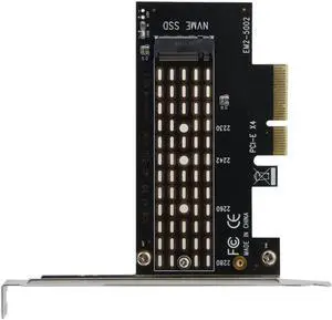 PCI E 4X to M2/M.2 SATA Adapter/PCI Express M.2 SSD PCIE Adapter M.2 NVME/M2 PCIE Adapter Computer Expansion Cards M2