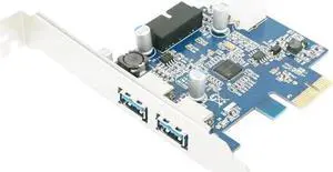 PCI Express 2.0 PCI-E to USB 3.0 Hub PC Card Adapter 5.0Gbps 19 pin Add On Card For Windows XP 7 8 PCI Express 2.0 PCI-E to USB 3.0 Hub PC Card Adapter 5.0Gbps 19 pin Add On Card For Windows XP 7 8