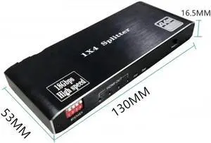 4K@60hz HDR HDMI 2.0 Splitter 1 In 4 Out HD Transmission EDID Management Support 3D Format HDCP2.2 18Gbps 1*4 Splitter