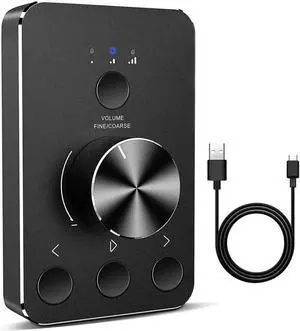 Controller Knob with 3 Volume Control Modes and One-Click Mute Function Volume Controller Audio Adjuster for MAC/Win7/8/10