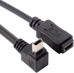 Aomoproing FVH GPS Mini USB 5P 90D Up Angled Male to Mini USB 5Pin Female Extension Cable U2-051-0.2M Aomoproing FVH GPS Mini USB 5P 90D Up Angled Male to Mini USB 5Pin Female Extension Cable U2-051-0.2M