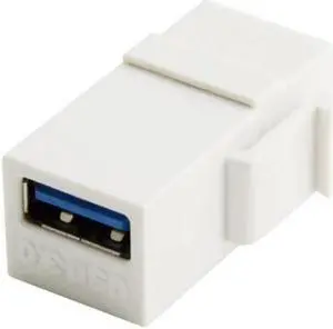 Aomoproing USB 3.0 A Female to A Female Extension Keystone Jack Coupler Adapter for Wall Plate Panel USB Cable