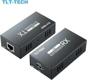 TLT-TECH 50M HDMI-Compatible Extender 1080P Support 3D EDID POC Signal Transmitter Receiver
