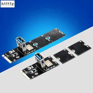 USB 3.0 M2 Slot to PCIe Expansion Card NGFF to PCI E Riser Card Convertor Extender Adapter for Graphics Cards for BTC Miner