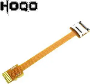 Micro SD / TF Memory Card Kit Male to Female Extension Cable Soft Flat FPC Cable Extender 10cm