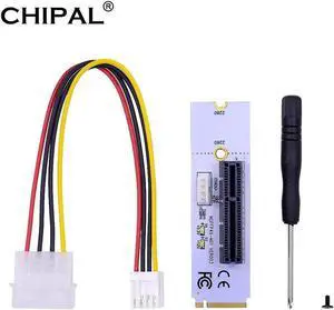 NGFF M.2 to PCI E 4X Riser Card M2 Key M to PCIe X4 Adapter with LED Voltage indicator for Bitcoin Miner Mining NGFF M.2 to PCI E 4X Riser Card M2 Key M to PCIe X4 Adapter with LED Voltage indicator for Bitcoin Miner Mining