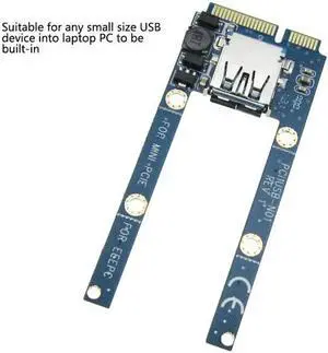 Mini PCIe PCI-E to USB 2.0 Adapter mPCIe to USB2.0 Converter Card