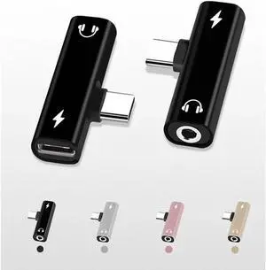 Type C 3.5mm Aux Adapter Jack Earphone Headphone Adaptador Audio Splitter Car Charger For Samsung Xiaomi Huawei Oneplus 7