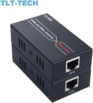TLT-TECH 1080P 3D 60m HDMI Extender over IP CAT6/7 HDMI to RJ45 Converter Signal extender