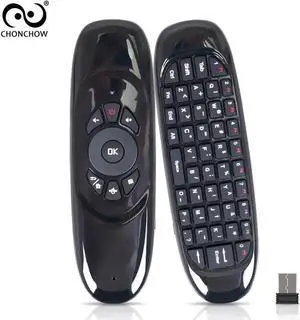 Aomoproing C120 2.4G Mini Wireless Keyboard Gyroscope Air Fly Mouse Universal Remote Control With USB Receiver For Android TV Box Smart TV