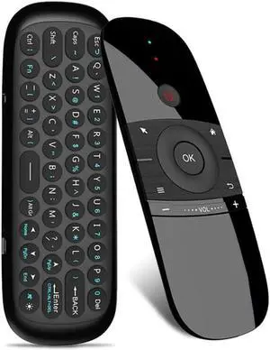 Aomoproing Original W1 Fly Air Mouse Wireless Keyboard Mouse 2.4G Rechargeble Mini Remote Control For Smart Android Tv Box Mini Pc