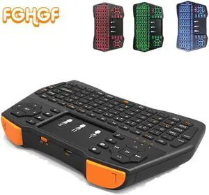 Aomoproing Original VIBOTON i8 Plus 2.4G Wireless Keyboard Fly Air Mouse with Touchpad 3-Color Backlight For Laptop/Tablet/PC/TV box/Gamer