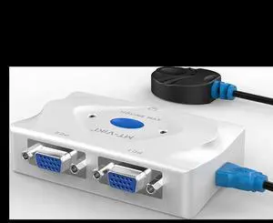 MT-VIKI VGA KVM Switch Computer Shared Monitor USB Keyboard Mouse 2 in 1 out hot key switch MT-201KL