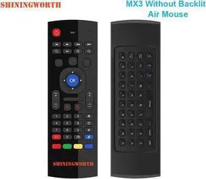 Aomoproing MX3 2.4GHz Wireless 6 axis Air Mouse with Keyboard Remote Control for Smart TV Android TV Box PC Laptop HTPC Smart Projector