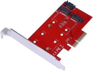 PCI-E PCI Express 4X 8X 16X to NGFF (M.2) SSD Hard Drive Extension Card Adapter Card Desktop PC Add On Cards with Screwdriver