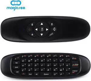 Aomoproing C120 All in one 2.4G air mouse Rechargeable Wireless remote control Keyboard for Android TV Box Computer Russian English Version