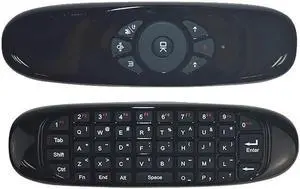 Aomoproing est C120 2.4G air mouse Rechargeable Wireless remote control Keyboard for Android TV Box Computer Russian English Version
