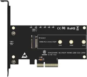 PCI-Express PCI-E 3.0 X4 to M.2 NGFF M Key Slot Converter Adapter Card M2 Nvme PCIE SSD Riser Card for Desktop Support 2230