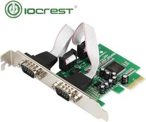 PCI Express 2-port Serial rs232 db9 com Riser card PCI-e controller Card with Moschip mcs9922 PCI Express 2-port Serial rs232 db9 com Riser card PCI-e controller Card with Moschip mcs9922