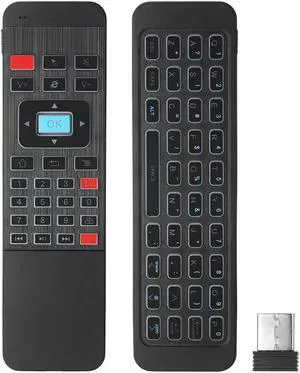 Aomoproing 2.4G Backlight Air Mouse Wireless Keyboard 6-Axis Sensor Remote Control IR Learning for Smart TV Android TV Box