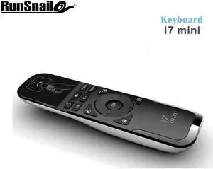 Aomoproing Mini i7 Fly Air Mouse USB 2.4Ghz Wireless Remote Control for PC/Smart TV/Android TV Box/TV Dongle Gyroscope PS3 Motion Sensing