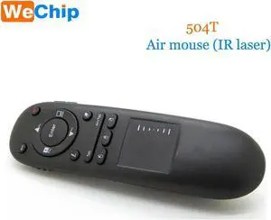 Aomoproing Wechip 504t 2.4G Wireless Presenter Pointer air mouse RF Remote Control Laserfor Multifunctional PowerPoint with Touchpad Mouse
