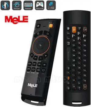 Aomoproing 2.4GHz Fly Air Mouse Mele F10 Deluxe Wireless Keyboard Remote Control with IR Learning Function for Android TV Box