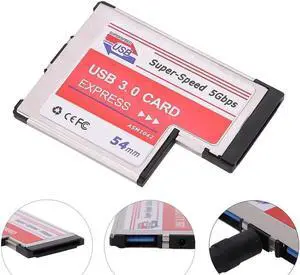 USB 3.0 Expansion PCI Express Card Adapter Dual 2 Ports HUB PCI Express Card PCMCIA USB Converter For Laptop Notebook