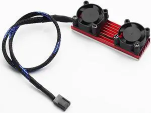 PCIE SSD M.2 2280 Heat Sink Radiator 3in1 for SM951 960 961 Rapid Cooling Cooler Fan & Heatsink Fin Thermal Pad 3Pin Power Cord(red)