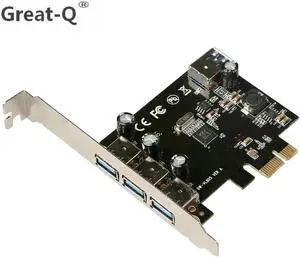 USB 3.0 (3+1) 3 External + 1 Internal Ports PCI-e PCI Experss Controller Riser Card with power supply chip VL805 USB 3.0 (3+1) 3 External + 1 Internal Ports PCI-e PCI Experss Controller Riser Card with power supply chip VL805
