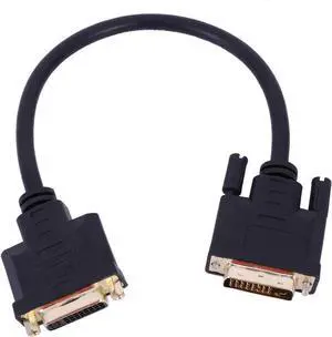 DVI D Dual Link Male Digital 24+1 to DVI 24+1 Female VIDEO Extension Cable 30cm for Monitor Projector