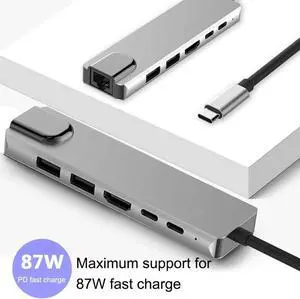 USB HUB C HUB to Multi USB 3.0 HDMI Adapter Ethernet Rj45 Lan Adapter for MacBook Pro Type C 3.0 Splitter 3 Port USB C HUB