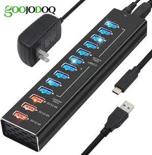 USB Hub Charger 13 Ports USB 3.0 / USB C Hub 12 Ports Multi Splitter 5V 2.4A Fast Charger EU/US Power Adapter for Macbook Pro PC USB Hub Charger 13 Ports USB 3.0 / USB C Hub 12 Ports Multi Splitter 5V 2.4A Fast Charger EU/US Power Adapter for Macbook Pro PC