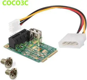 Mini PCIe To PCI-e slots adapter PCI express 1x Riser card test tool for Sound Card Network card graphics card