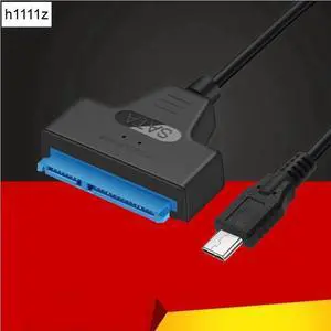 USB 3.1 Type C SATA Cable Converter Male to 2.5'' HDD SSD Drive Wire Adapter Wired Convert USB3.1 SATA3 22Pin Cable for Computer
