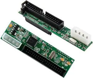 2Pcs 7+15Pin 2.5 Sata Female To 3.5 Inch Ide Sata To Ide Adapter Converter Male 40 Pin Port For Ata 133 100 Hdd Cd Dvd Serial -