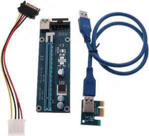 PCI-E Express 1x to16x Extender Riser Card Adapter Graphics Extension Cable